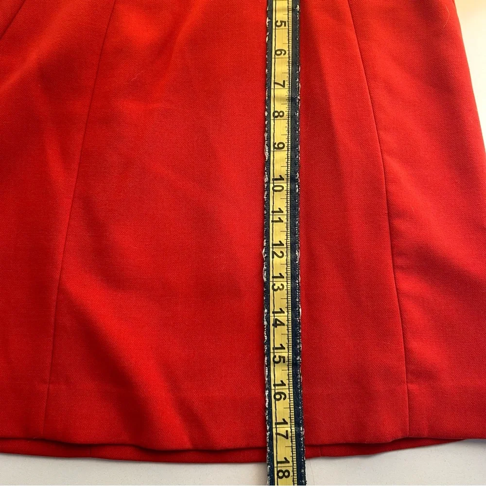 LOFT Vibrant Red Pencil Skirt